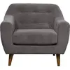 Fauteuil velours Paimpol CAMIF 