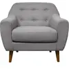 Fauteuil tissu Agathe CAMIF 
