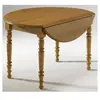 Table ronde à volets Ø 115 Léonnie, chêne  Bois