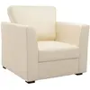 Fauteuil tissu coton déhoussable Marbella  
