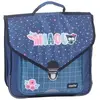 Cartable - CHACHA - Miaou - 36 CM - 2 Compartiments - Maternelle - Bleu