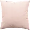 Enjoy Home - Coussin uni effet Bachette déhoussable - 60 x 60 cm - Rose