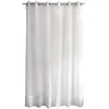 Homemaison - Voilage grande largeur 240x240 brodé cornelly voile sablé blanc