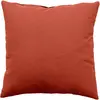 HOME MAISON Coussin déhoussable 40x40 cm lola 100% coton coloris terre cuite