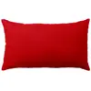 Enjoy Home Coussins Non Déhoussables en Coton Uni - Rouge - 30 x 60 cm