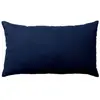 Homemaison - Coussin 30 x 50 cm lola 100% coton coloris bleu marine