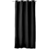 Rideau Tamisant en Pur Coton - HOME MAISON - Noir - 135 x 240 cm