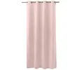 Rideau à oeillets 135 x 240 cm lola 100% coton coloris vieux rose