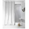 Homemaison - Rideau à oeillets 135 x 240 cm lola 100% coton coloris blanc