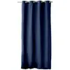 Enjoy Home Rideau uni 100% coton - 135x240cm - Bleu marine