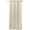 Rideau Tamisant en Pur Coton - HOME MAISON - Ecru - 135 x 240 cm