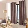Homemaison - Rideau occultant floppy 140 x 240 cm coloris marron glace