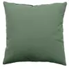 ENJOY HOME Coussin déhoussable 40 x 40 cm LOLA 100% coton coloris VERT ARGILE