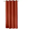 ED ENJOY HOME Rideau oeillets chaby 140x240 cm polyester bachette terre cuite