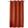 Homemaison - Rideau occultant obskur 140 x 180 cm coloris terre cuite