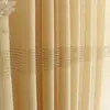 Enjoy Home Voilage avec bande ajourée "Mia" - 140x240cm - Ocre