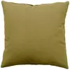 Coussin déhoussable uni en coton Bronze 60x60 cm
