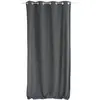 Home Maison Rideau tamisant en velours (140x260 cm - Gris Foncé)