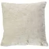 HOME MAISON Coussin déhoussable en velours Ecru 40x40 cm