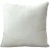 Coussin Déco en Velours Chenillé 40x40cm Écru