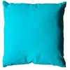 Enjoy Home - Coussin uni effet Bachette déhoussable - 40 x 40 cm - Turquoise