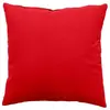 Enjoy Home - Coussin uni effet Bachette déhoussable - 40 x 40 cm - Rouge