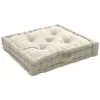 Enjoy Home Grand coussin de sol Lucas Ecru