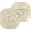 Homemaison - Galette à rabats polyester chaby 40 x 40 cm coloris ecru