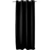 Enjoy Home - Rideau uni occultant avec oeillets - 140 x 240 cm - Noir