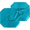 Enjoy Home Galette de chaise avec rabats et nouettes 40x40x2cm turquoise