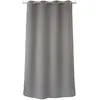 Home Maison Rideau occultant motif frappé, 8 oeillets 140x240cm gris