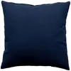 Enjoy Home - Coussin uni effet Bachette déhoussable - 60 x 60 cm - Bleu Marine