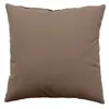 Enjoy Home - Coussin uni effet Bachette déhoussable - 40 x 40 cm - Marron