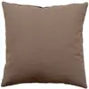 Enjoy Home - Coussin uni effet Bachette déhoussable - 60 x 60 cm - Marron