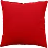 Enjoy Home - Coussin uni effet Bachette déhoussable - 60 x 60 cm - Rouge