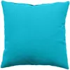 Enjoy Home - Coussin uni effet Bachette déhoussable - 60 x 60 cm - Turquoise