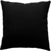 Enjoy Home - Coussin uni effet Bachette déhoussable - 60 x 60 cm - Noir