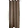 ED ENJOY HOME Rideau occultant uni avec 8 oellets - VISON - 140 x 240 cm