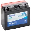 Exide - Batterie moto ET12B-BS YT12B-BS 12v 10ah 160A