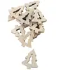 12 CONFETTIS BOIS SAPINS 4CM NATURE