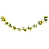 GUIRLANDE ARTIFICIELLE TOURNESOLS 220CM JAUNE