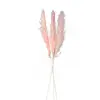 RueDeLaFete Lot de 3 grandes tiges Herbe de la Pampa 100-120 cm, rose