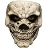 JOUR DE FETE Masque Squelette Sourire Des Enfers Ghoulish  - Multicolores