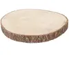 JOUR DE FETE Chaks Extra Grand Rondin en Bois 3,5cm Naturel Plat Ø 32-36cm