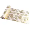 Chaks 12994, Chemin de table velours Pommes de pin 3m, Or