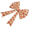 Noeud pvc/Jute GéANT 86cm décos Poinsettias