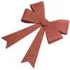 Noeud Scottish GÉANT rouge/vert/or 86cm
