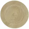 Chaks 13343, Grande sous-assiette plastique imitation bois 33cm