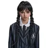 Perruque Mercredi Addams - Fille - CHAKS - Noire - Licence Officielle - Garantie 2 ans