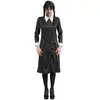 Robe noire à motifs Mercredi™ - Femme